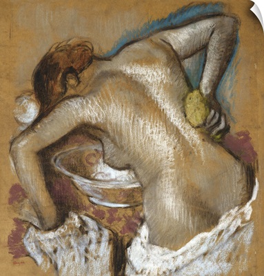 Woman Washing Her Back with a Sponge, c.1888-92