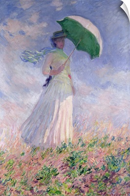 Woman with a Parasol turned to the Right, 1886