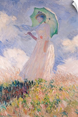 Woman with Parasol turned to the Left, 1886