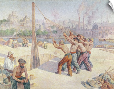 Workers On The Quai De La Seine At Billancourt, 1902-3