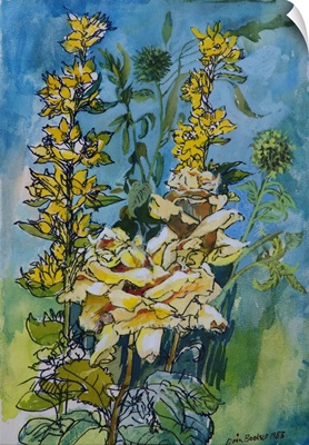 Yellow Rose And Loosestrife, 1983