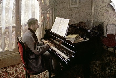 Young Man Playing the Piano, 1876