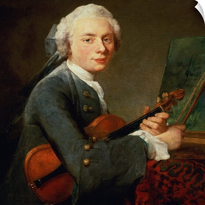 Young Man with a Violin, or Portrait of Charles Theodose Godefroy