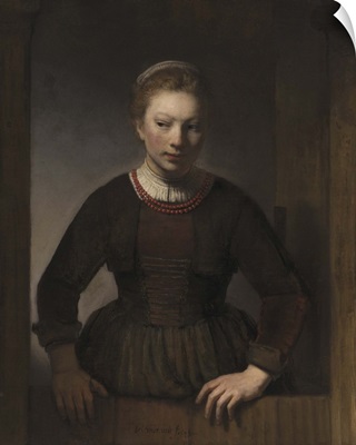Young Woman at an Open Half-Door, 1645