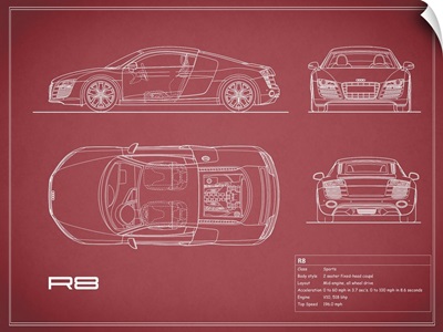 Audi R8 V10 - Maroon
