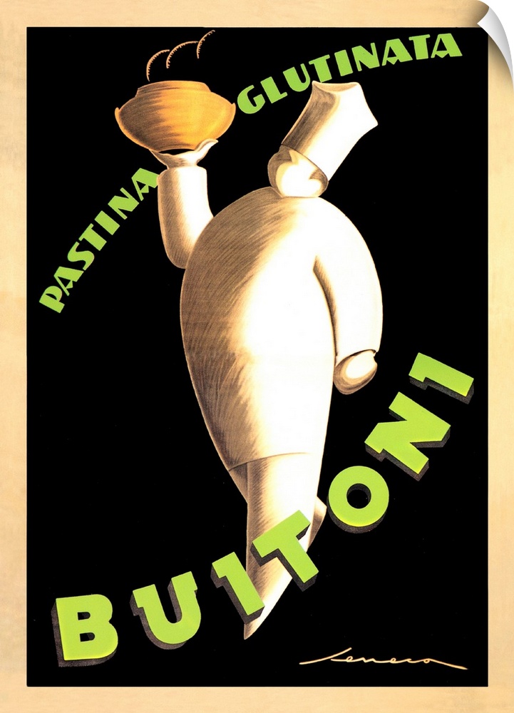 Vintage Italian advertisement for Buitoni, 1928.