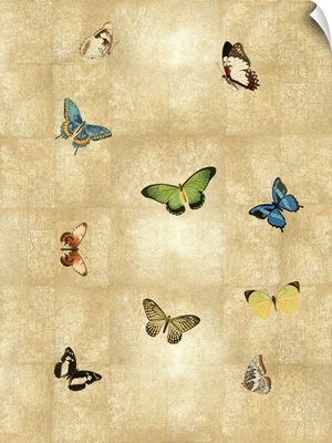 Butterflies On Gold I