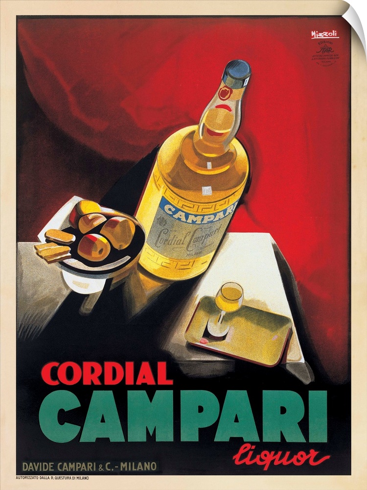 Vintage advertisement for Cordial Campari
