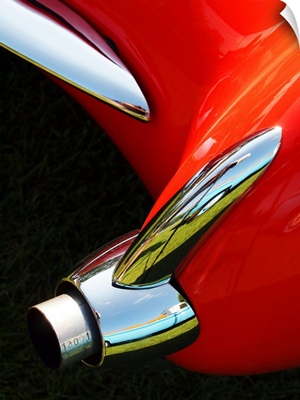 Exhaust on a 1956 Corvette