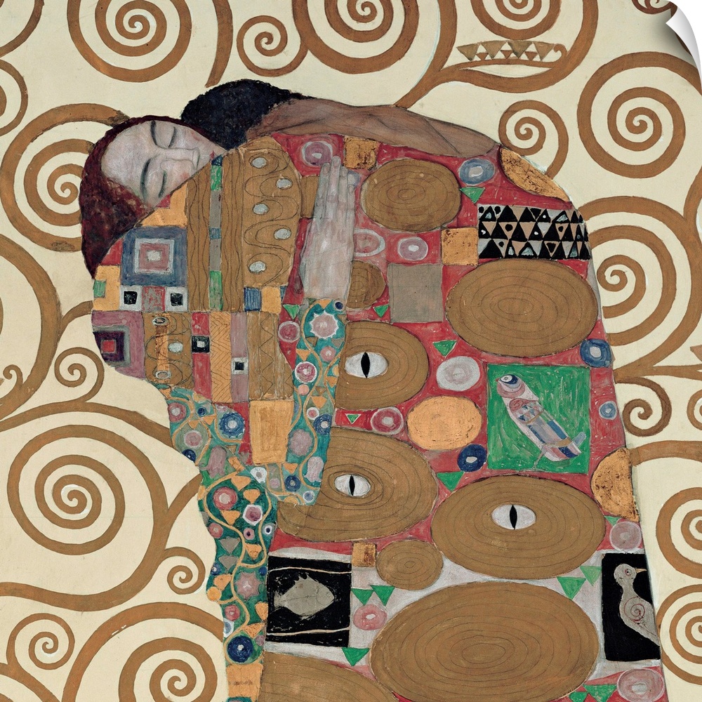 Fulfillment (1909) by Gustav Klimt.
