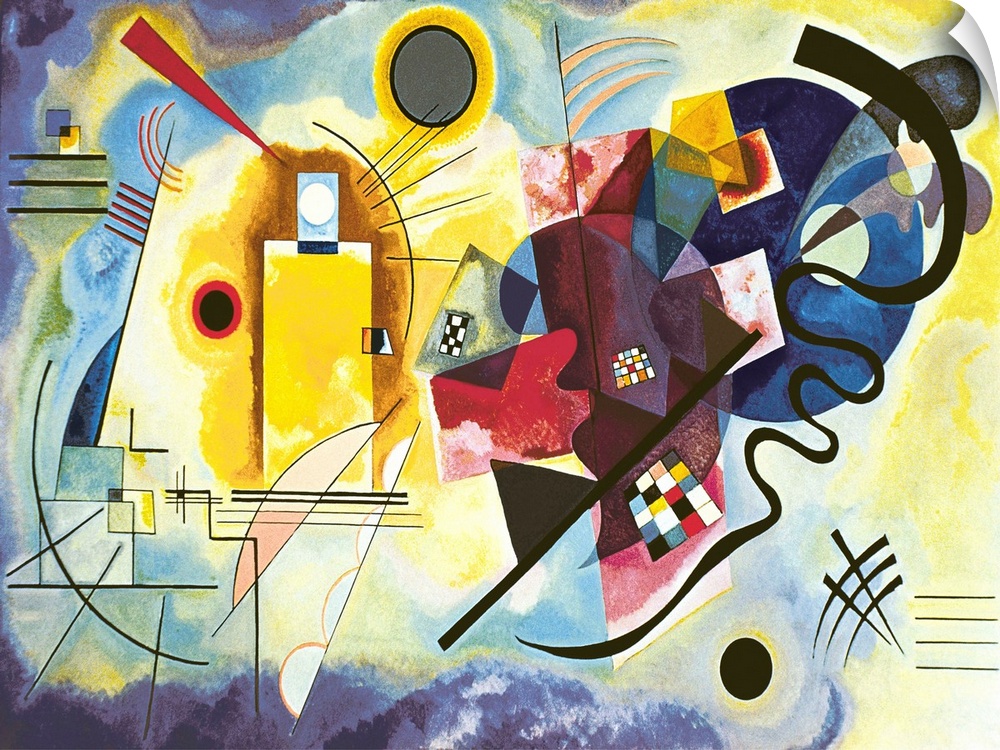 Yellow-Red-Blue, 1925 by Wassily Kandinsky