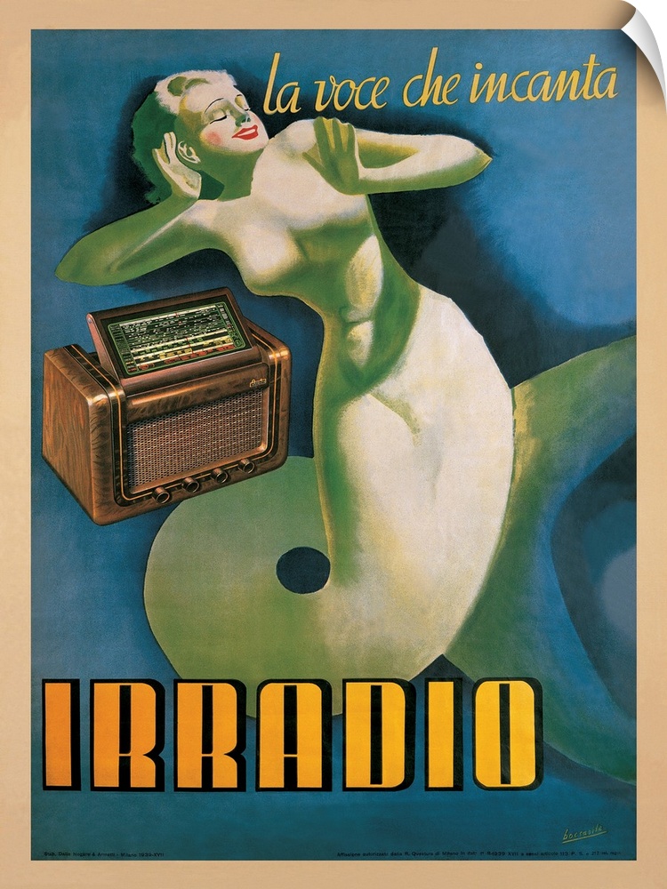 Irradio, 1939 by Gino Boccasile