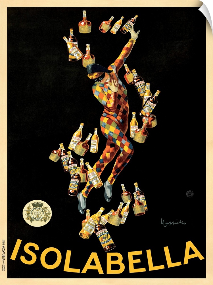 Vintage advertisement of Isolabella (1910) by Leonetto Cappiello.