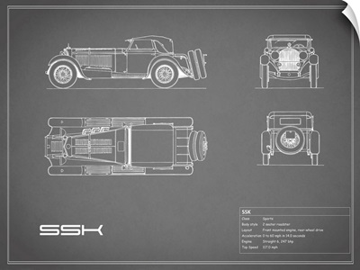 Mercedes SSK - Grey