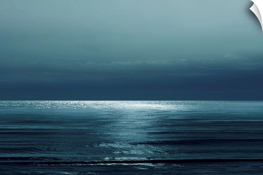 Moonlit Ocean Teal I