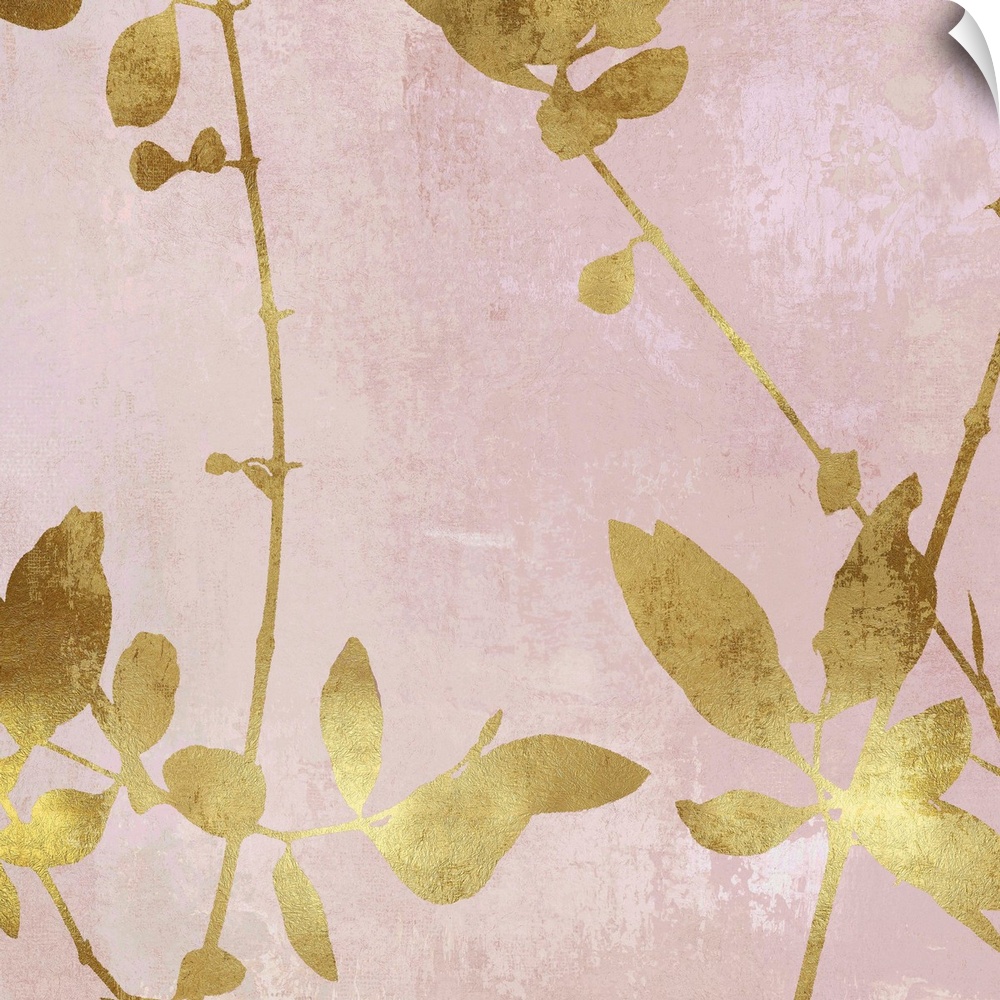 Nature Gold on Pink Blush III