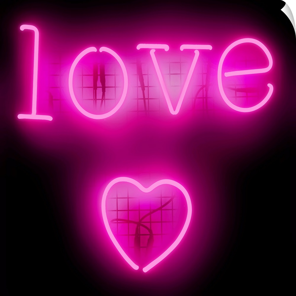 Neon Love Heart PB