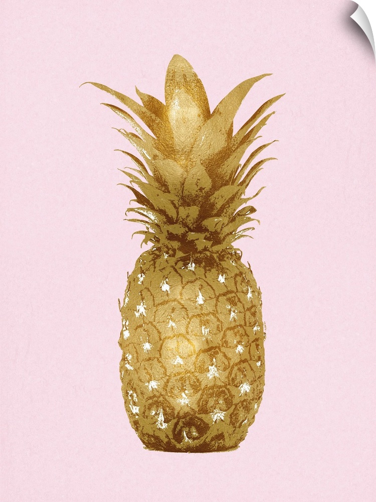 Pineapple Gold on Pink II