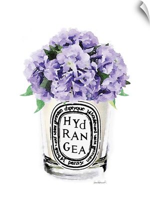 Purple Hydrangea Candle