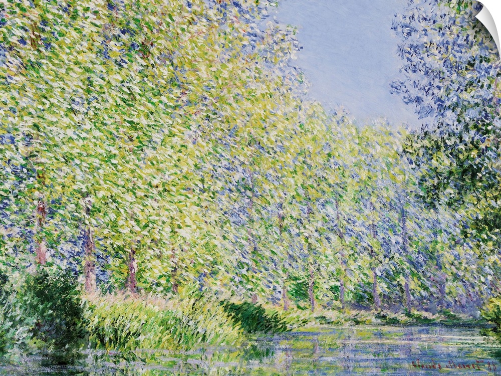 Bend in the Epte River near Giverny  (1888) by Claude Monet