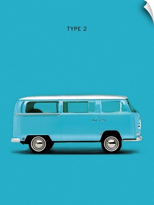 VW Type 2 Sky Blue