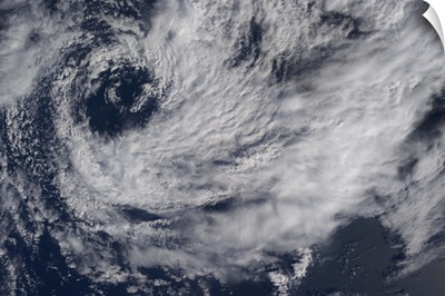 A small southern hemisphere cyclone spinning off the African coast