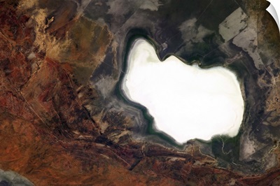 Dry lake in the unmistakable Outback