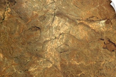 This cave painting is, in fact, raw geology in central South Africa