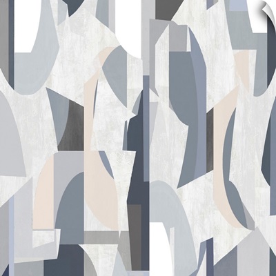 Abstract Shapes Grey Square