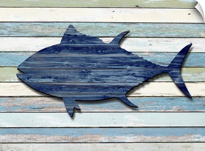 Wood Sea Animals Tuna
