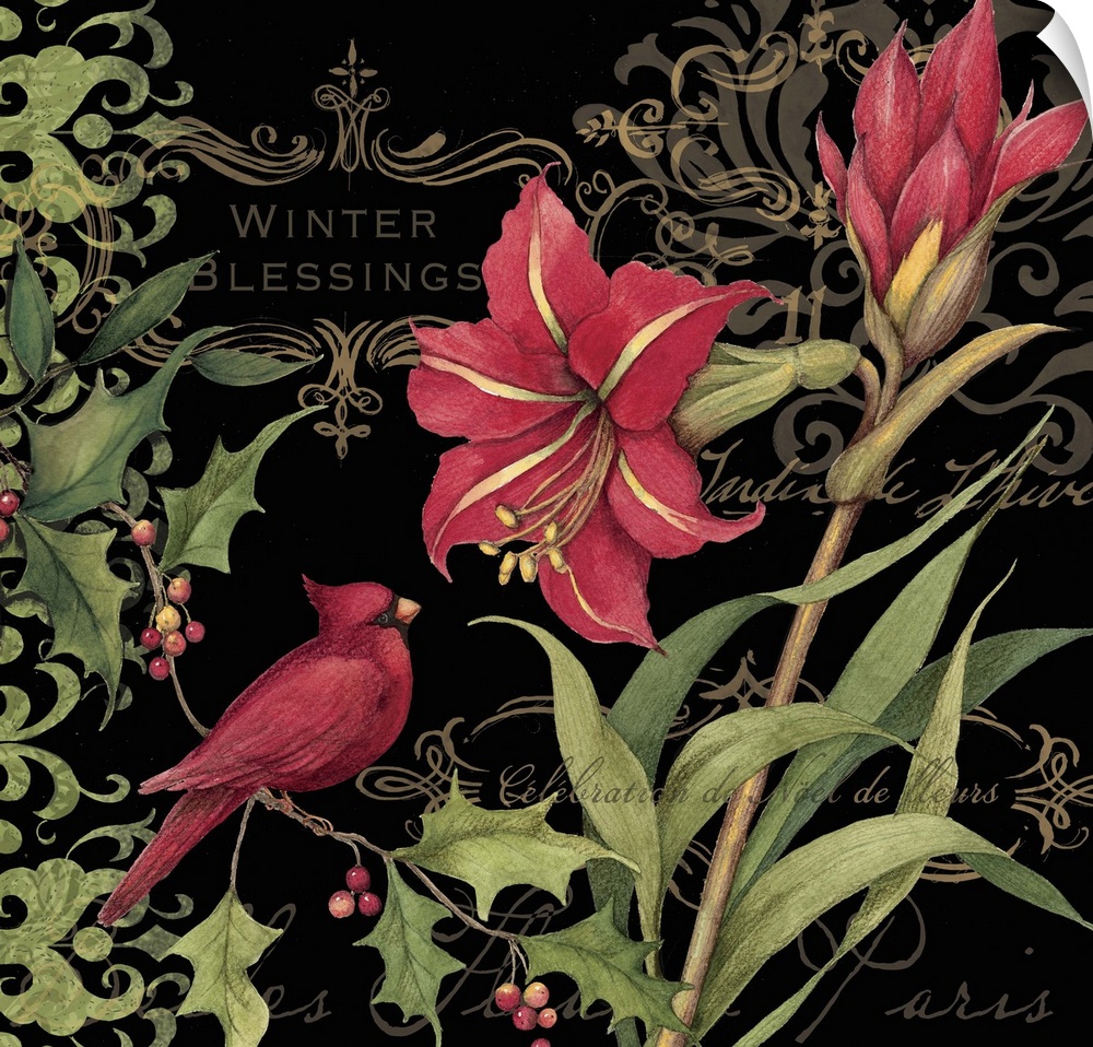 Holiday botanical adds elegant  touch for the winter season
