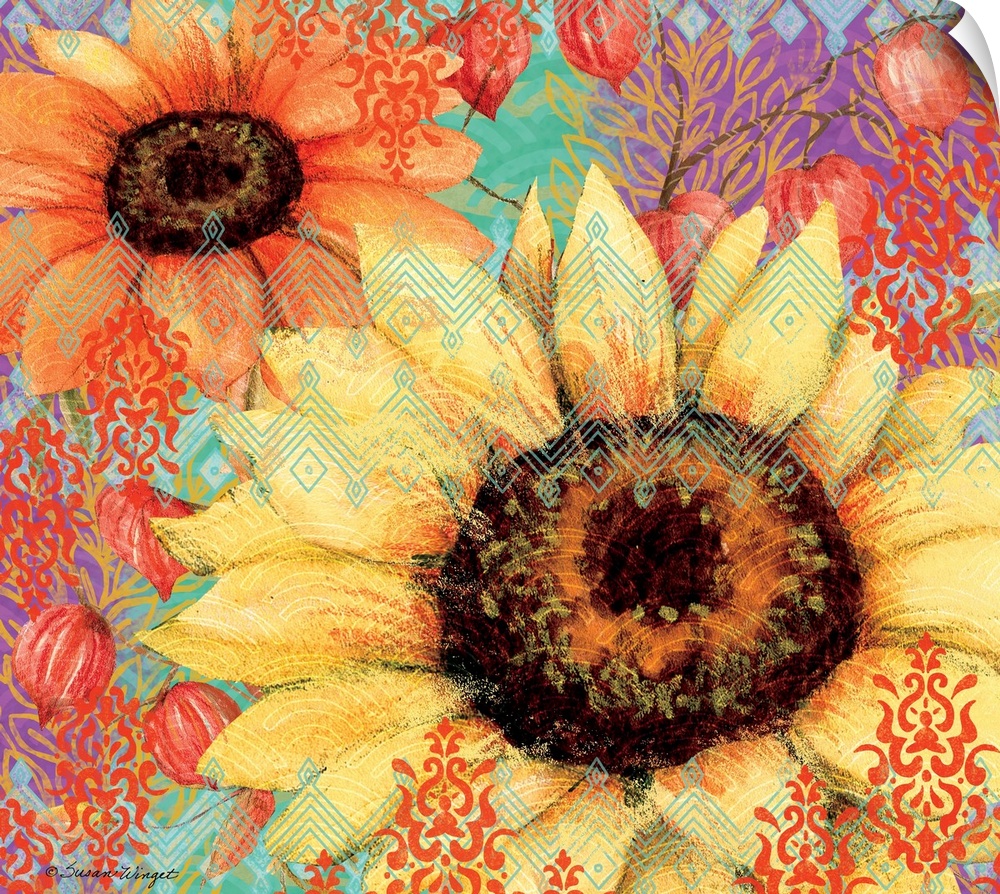 This big, bold and bright sunflower makes a statement!