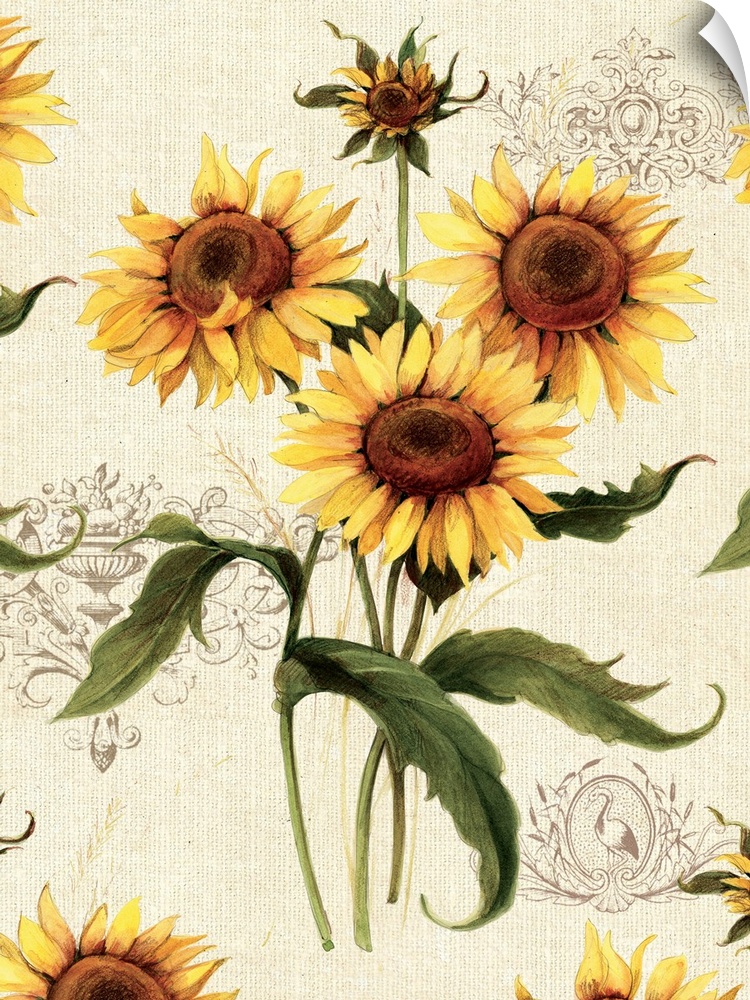 An elegant floral motif that works in any room of the home.