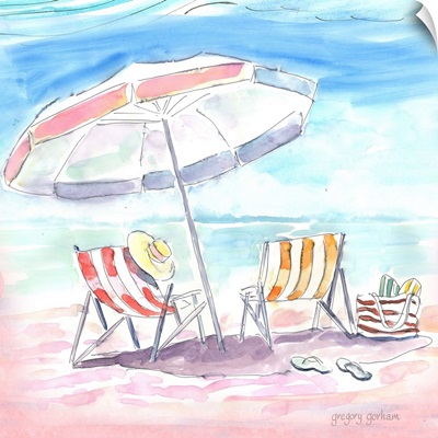 Coastal Sands - Beach Umbrella