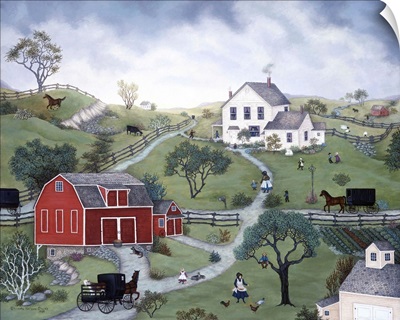 Country Side, Red Barn