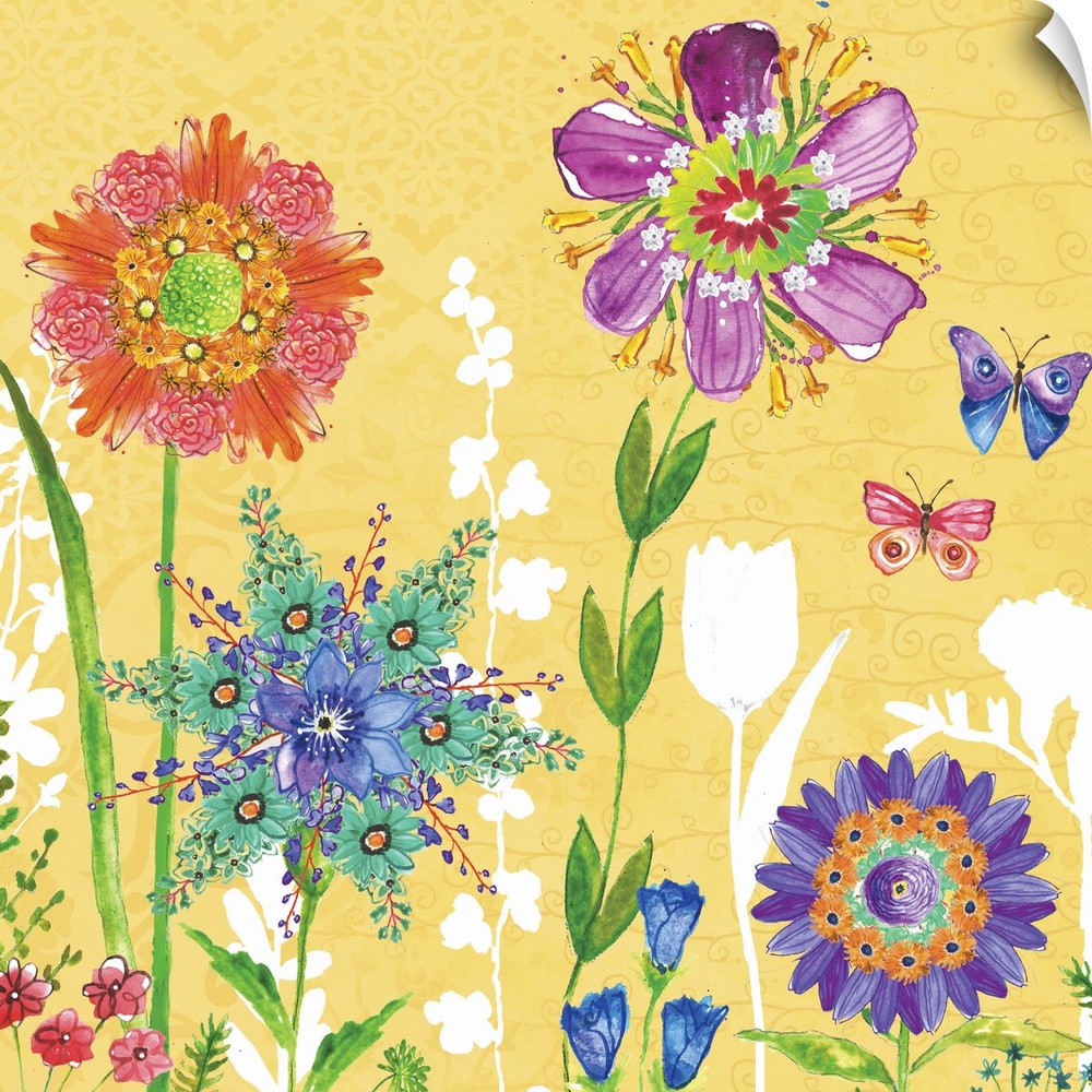 Cheerful and happy flowers to brighten any room!