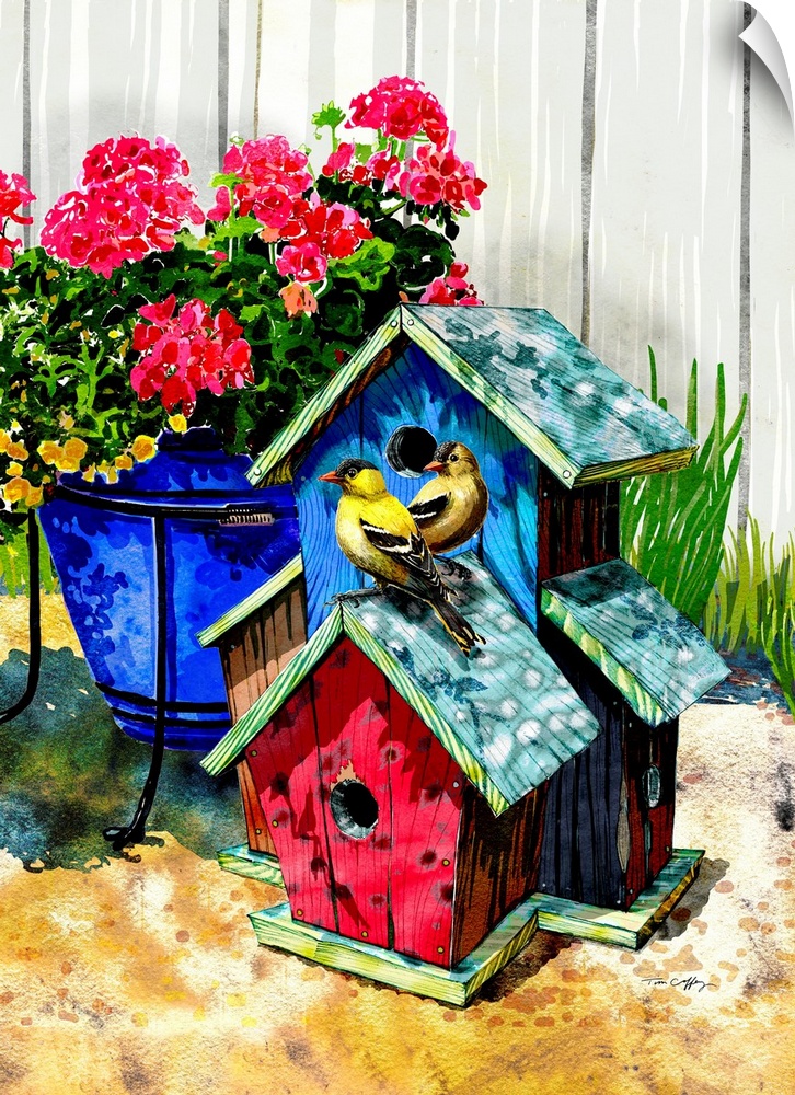 Rustic garden birdhouse will bring the beauty of outdoors in!