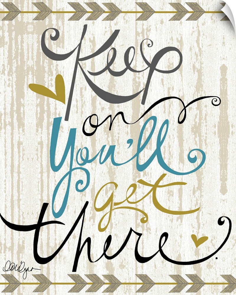 Inspirational typography makes great wall decor for any room.