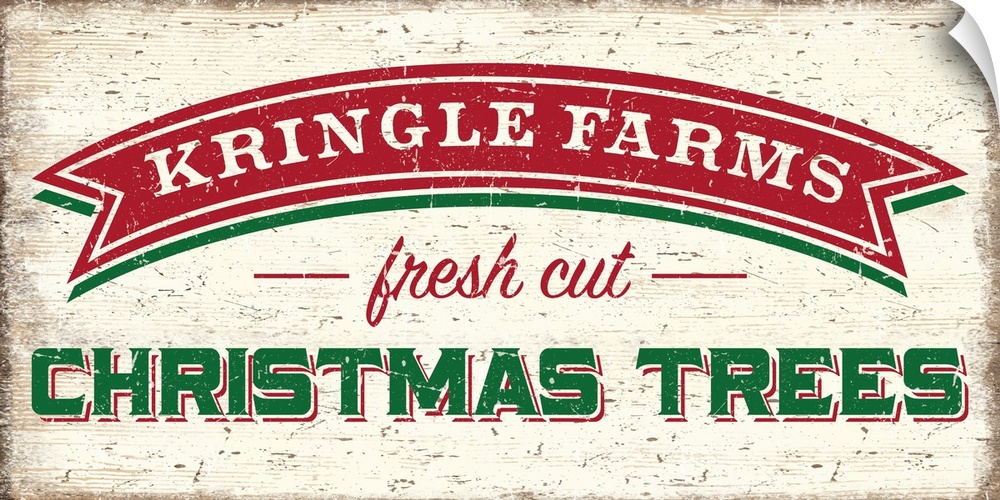 Vintage holiday signage will capture Christmas Past.