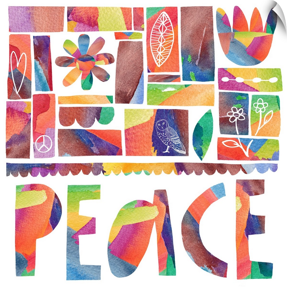 Bold and impactful message art!  PEACE