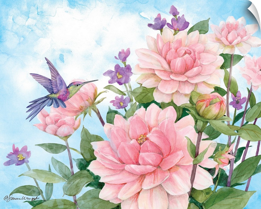 Bring the garden inside with this lovely array of pink dahlias.