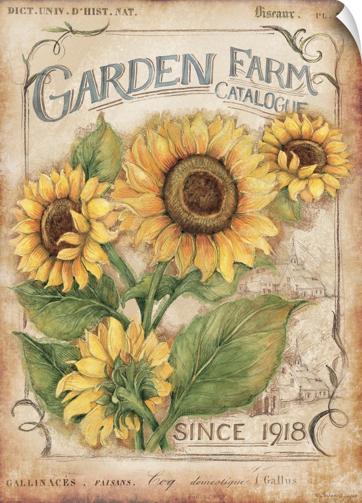 Vintage seed packets send us back in time to harvests of past times.