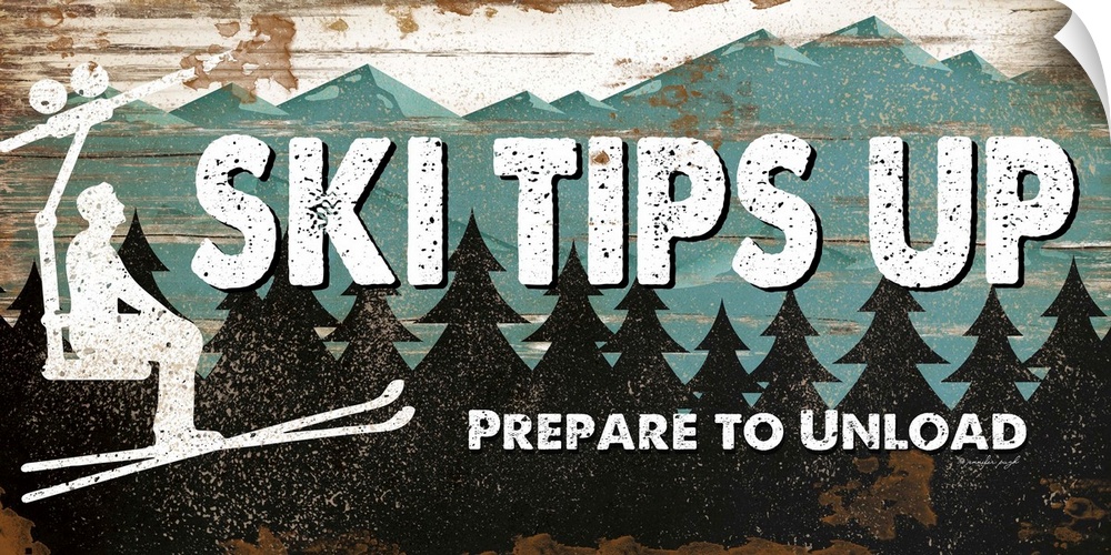 Ski Tips Up