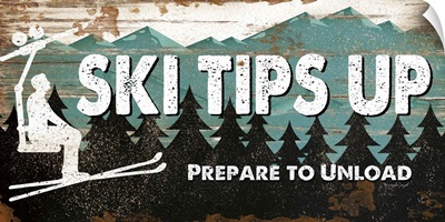 Ski Tips Up