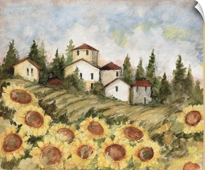 Tuscan Sunflower Landscape