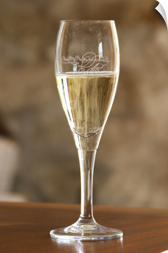 A Glass Of Sparkling Limoux Wine, France