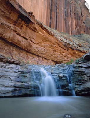 A waterfall on the Escalante River in Coyote Gulch, Utah