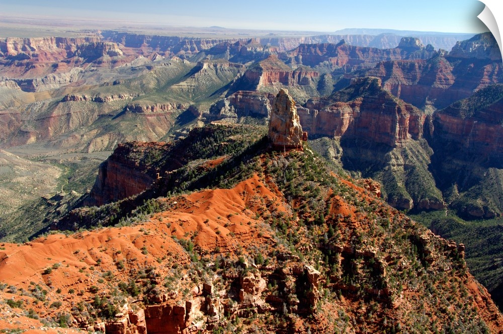 North America, USA, Arizona, Grand Canyon National Park, North Rim. Point Imperial scenic overlook.
