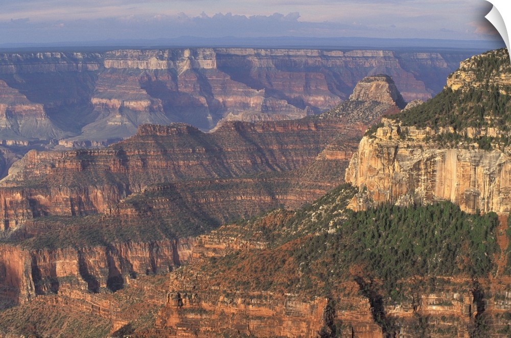 Arizona, Grand Canyon National Park, view from Bright Angel Point..
