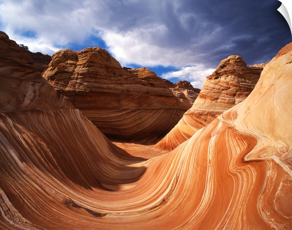 USA, Arizona, Paria Canyon, The Wave formation in Coyote Buttes.